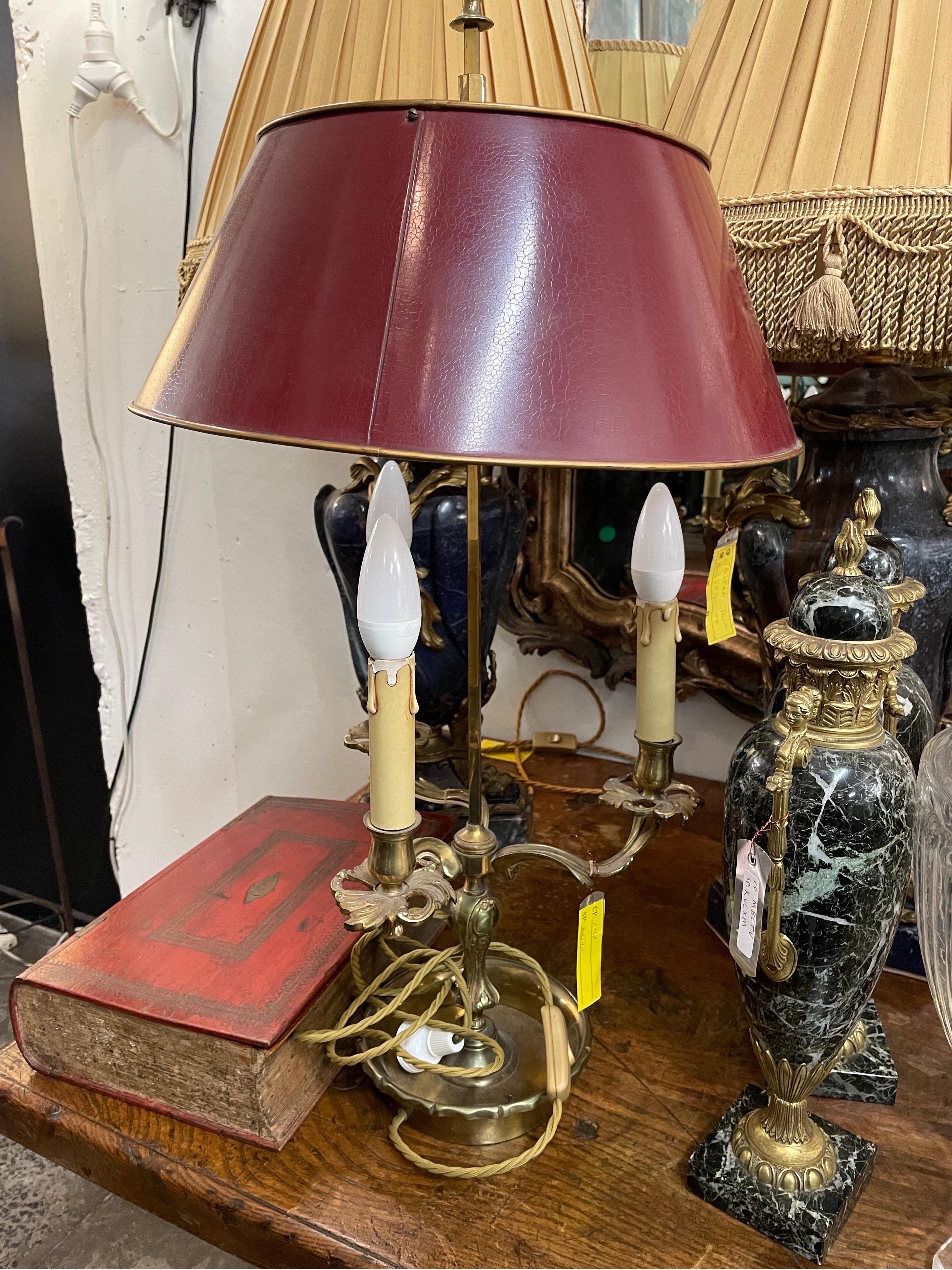 Empire A 19th Century French Bouillotte Lamp