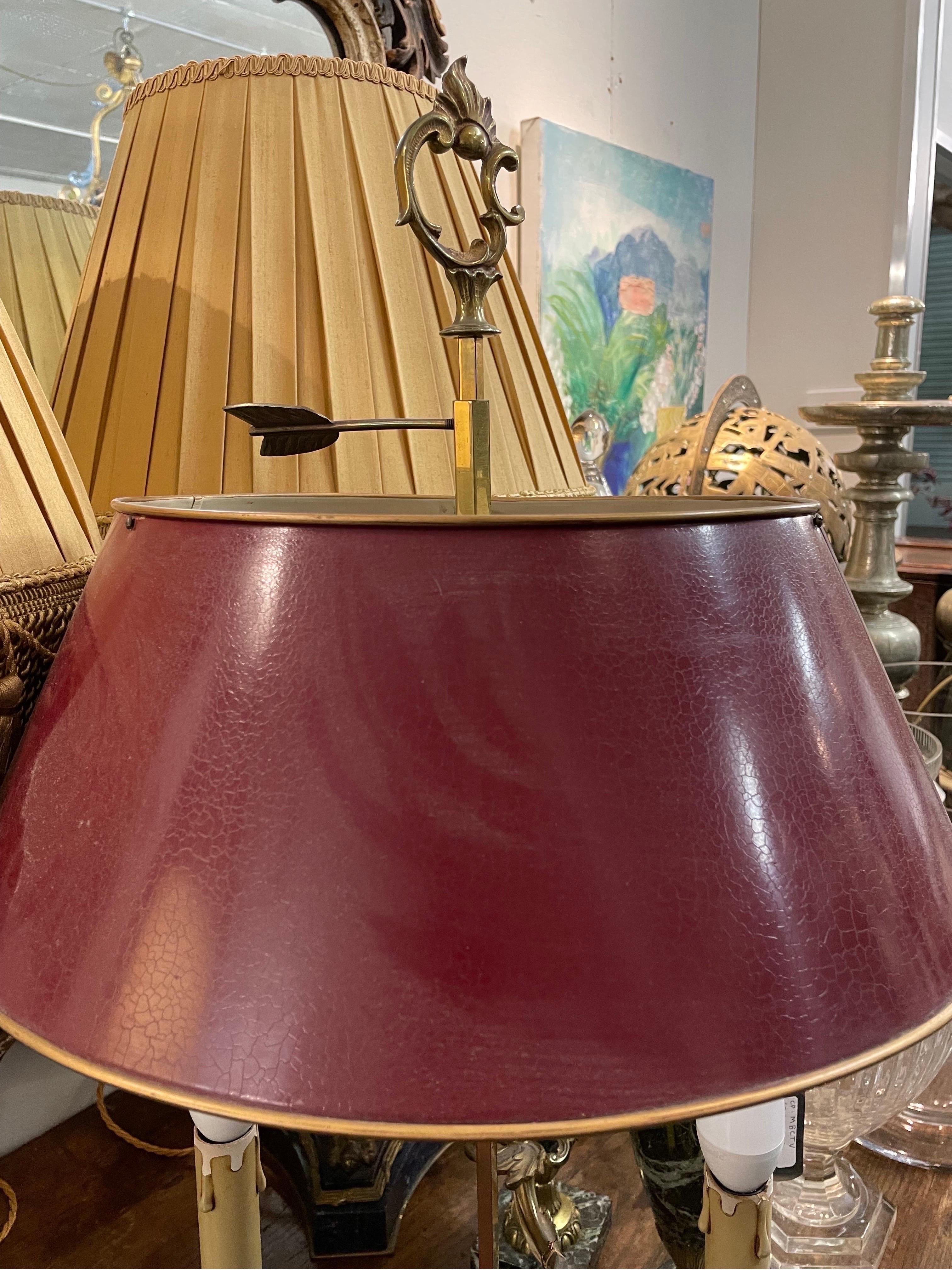 Cast A 19th Century French Bouillotte Lamp