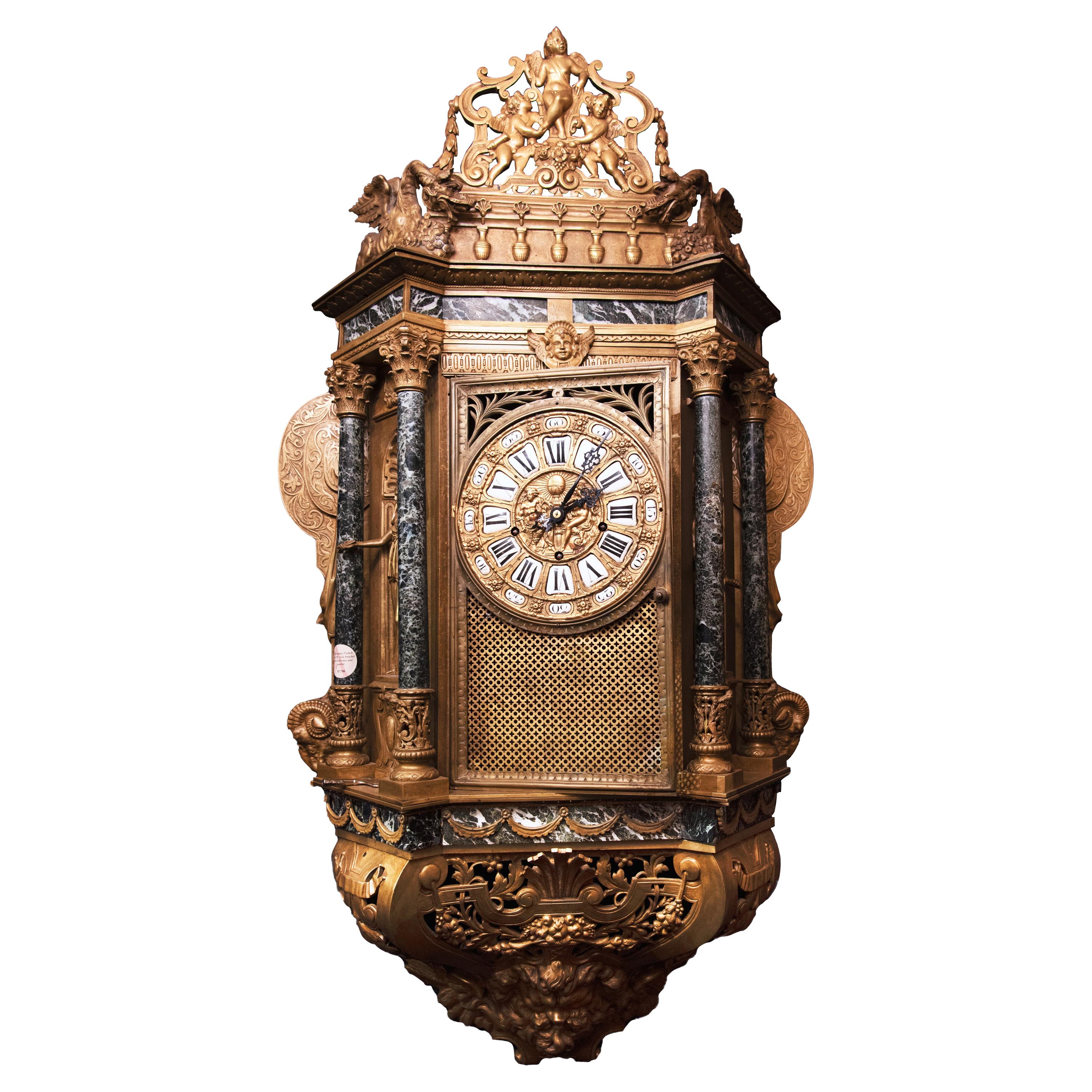 19th Century French Bracket Clock For Sale
