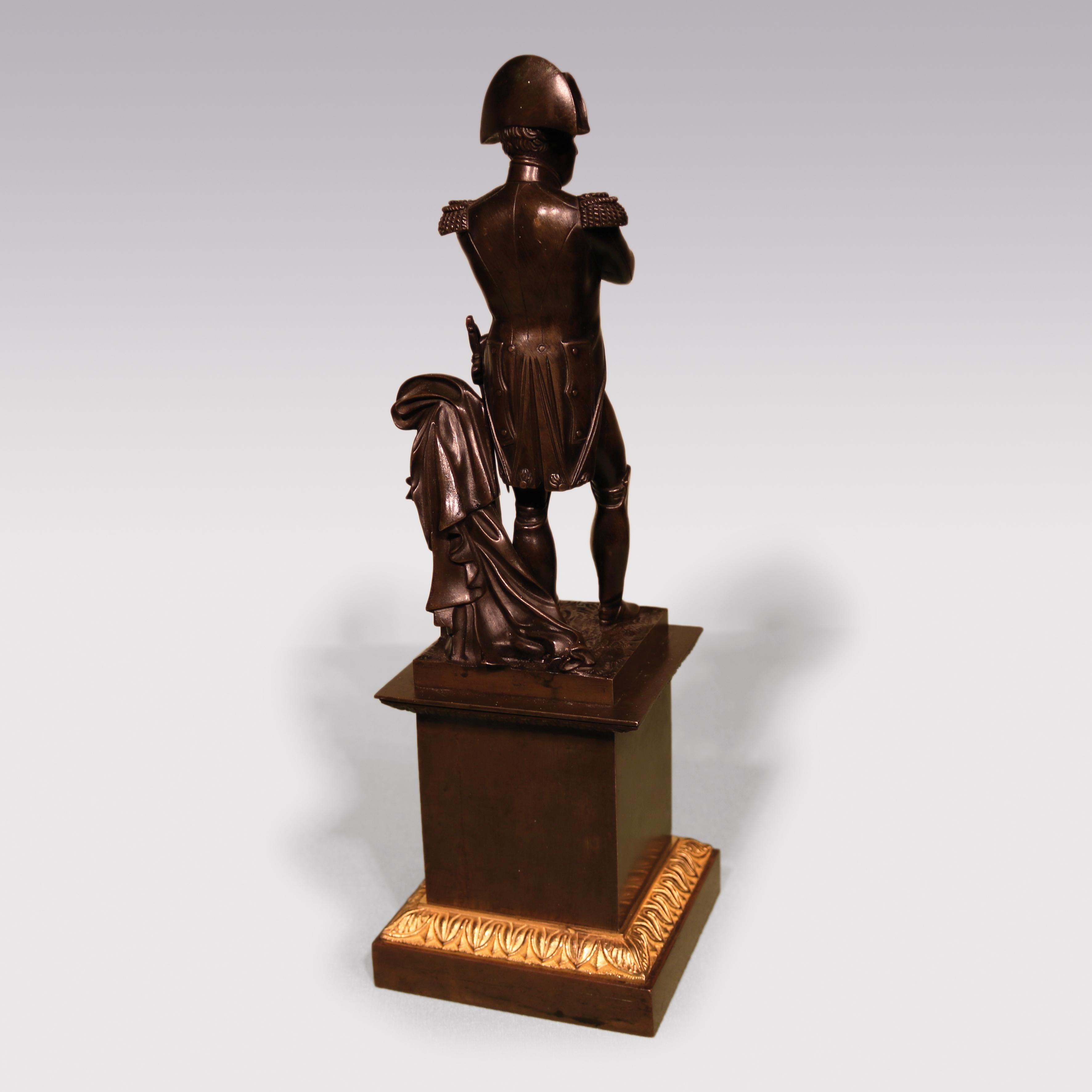 Français Figure de Napoléon du 19ème siècle en bronze français en vente