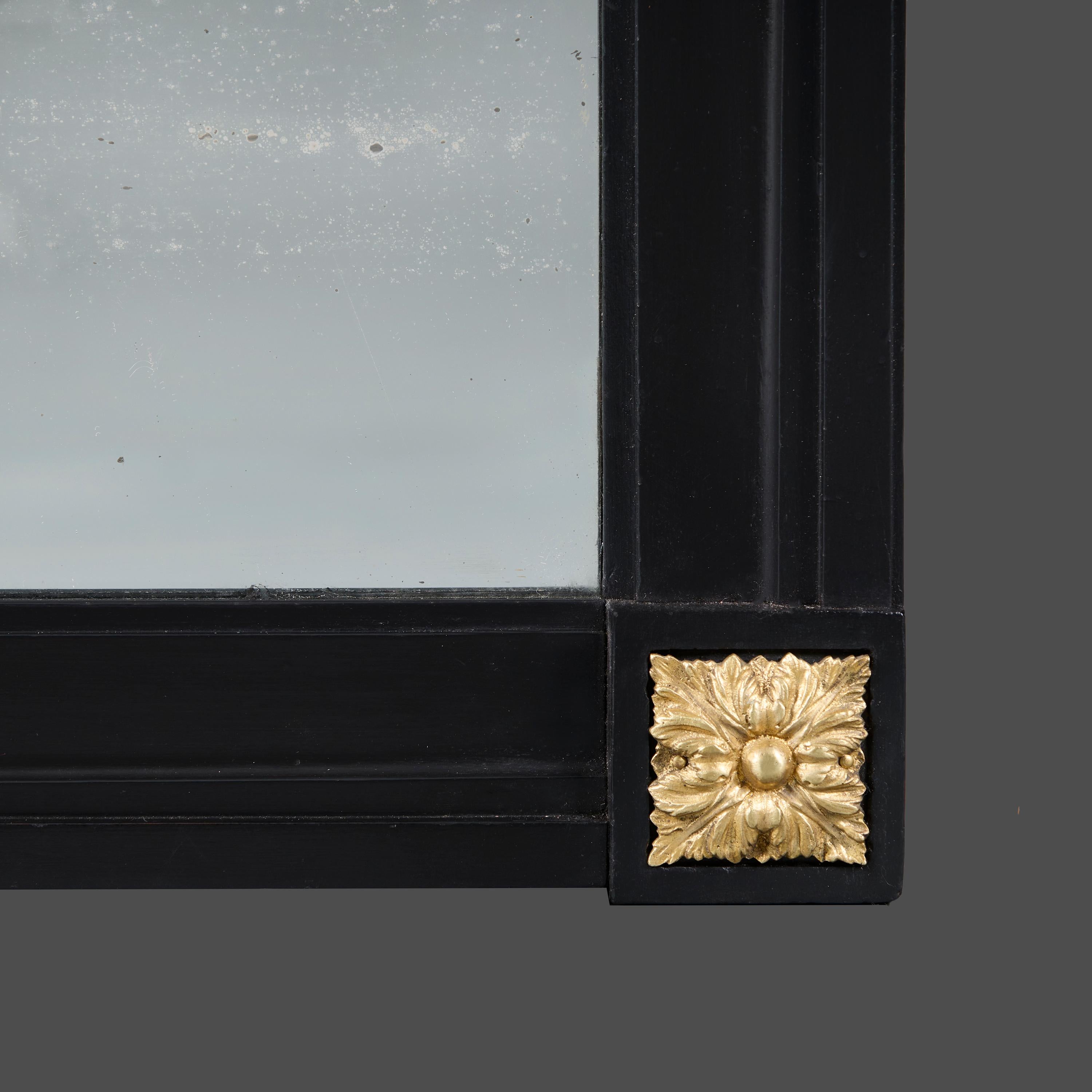 A 19th Century French Ebonised Mirror In Good Condition For Sale In London, GB