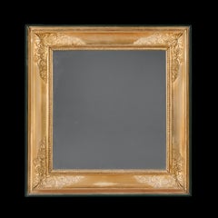 A 19th Century French Empire Giltwood Mirror