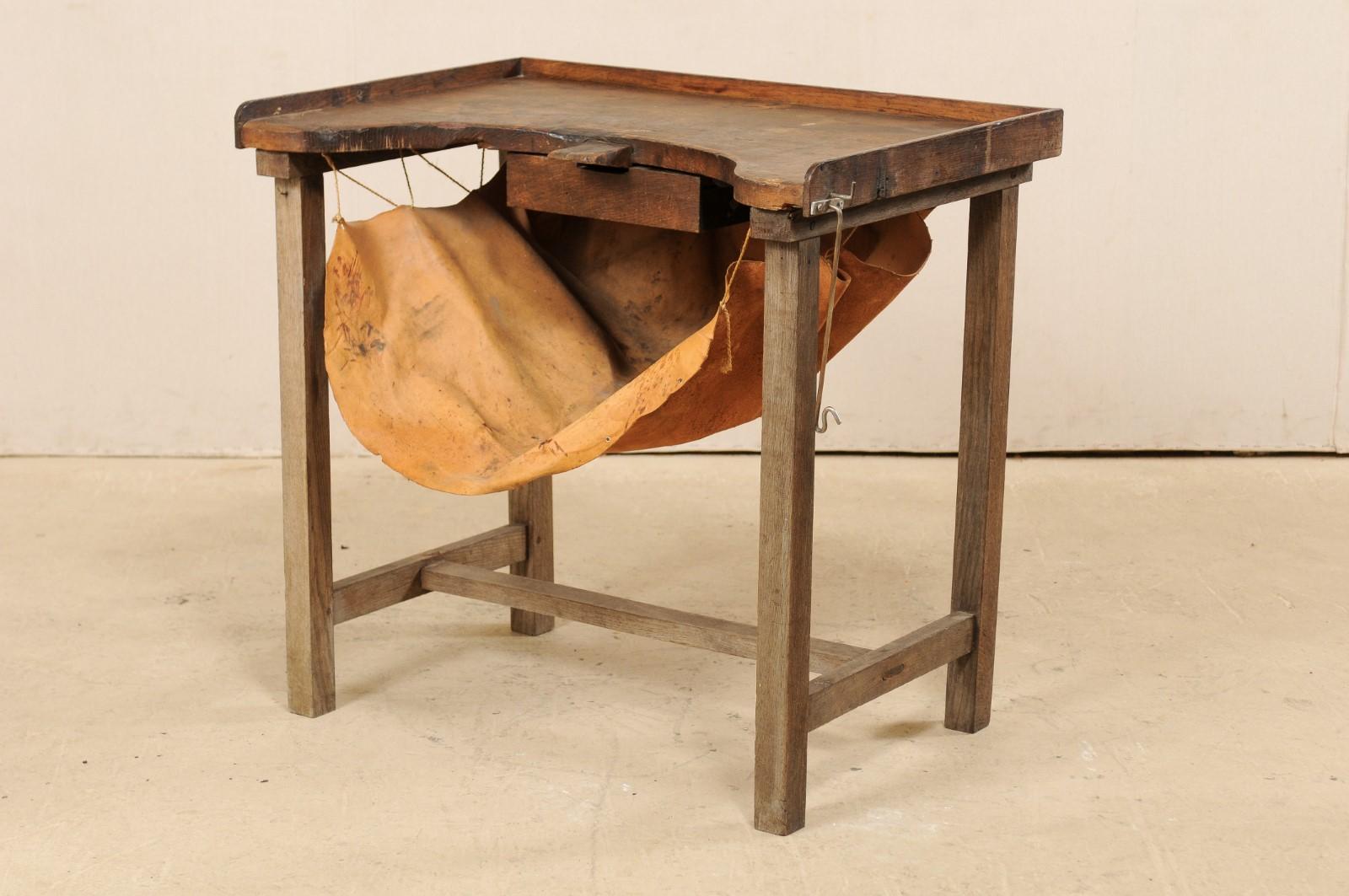 leather work bench