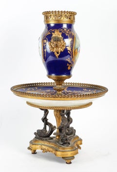 A 19th Century French Napoléon III Sèvres Porcelain Surtout de Table