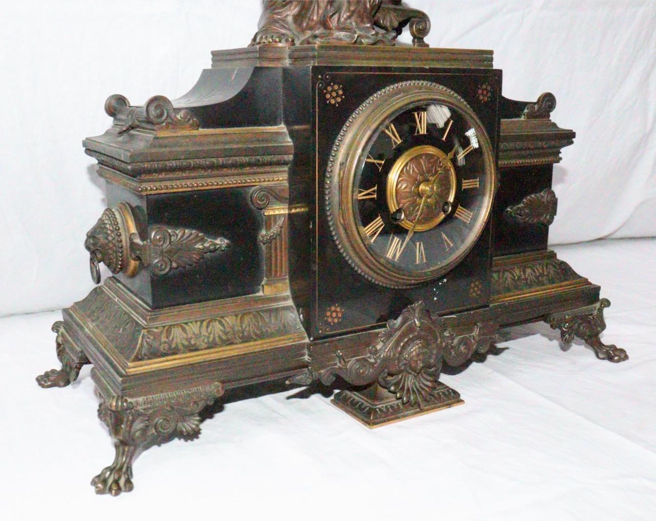 19th Century French Neoclassical Clock 10