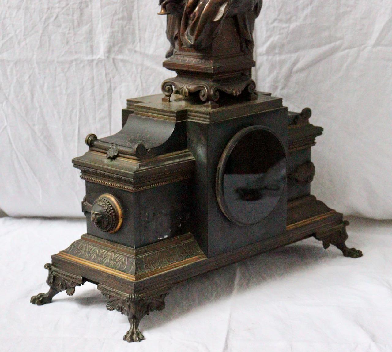 19th Century French Neoclassical Clock 12