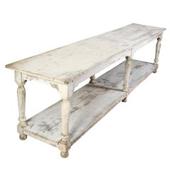 A 19th Century French Painted Draper's Table