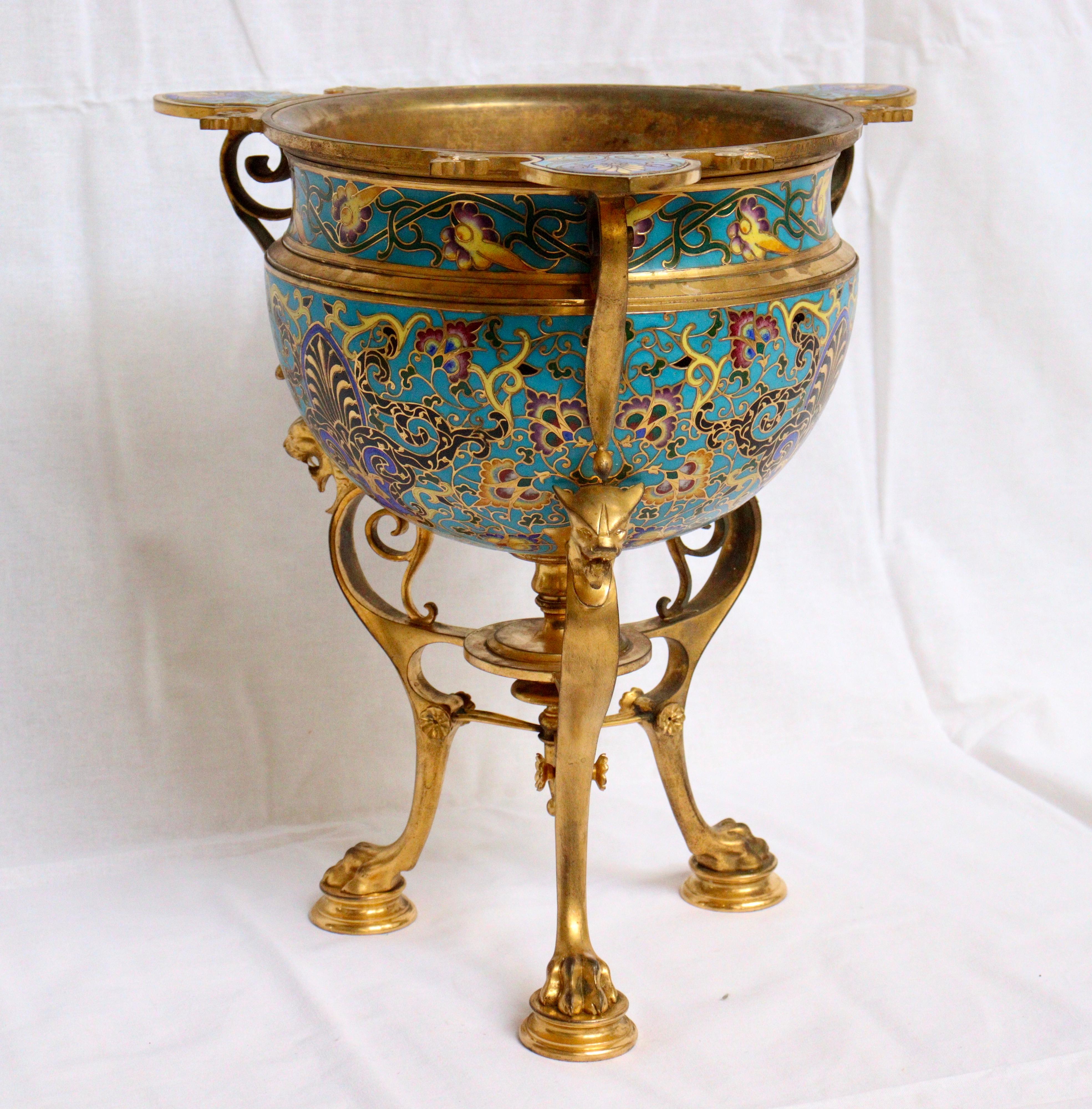 Ormolu 19th Century French Pair of Jardinieres 