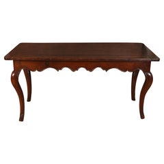 A 19th Century French Provincial Oak Hall Table  
