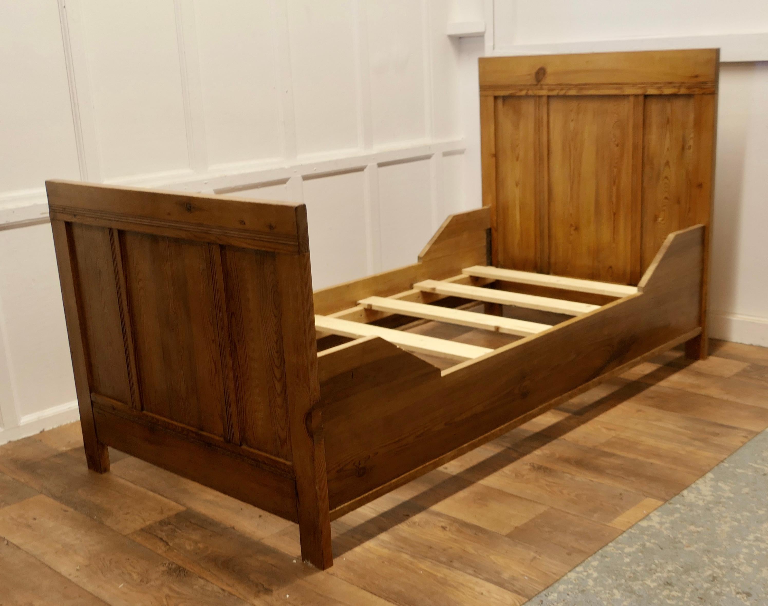 solid pine single bed