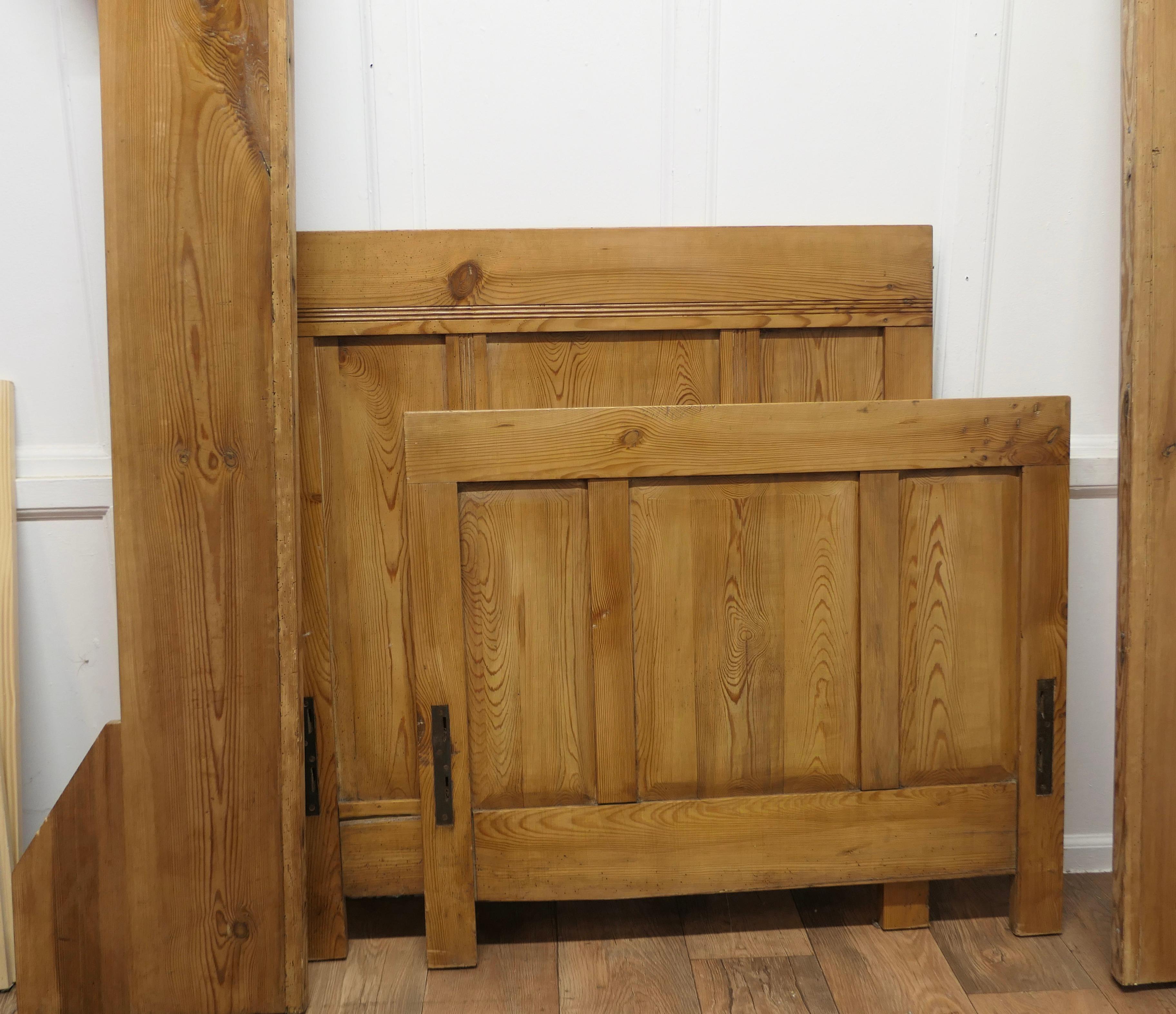 sleigh bed pine