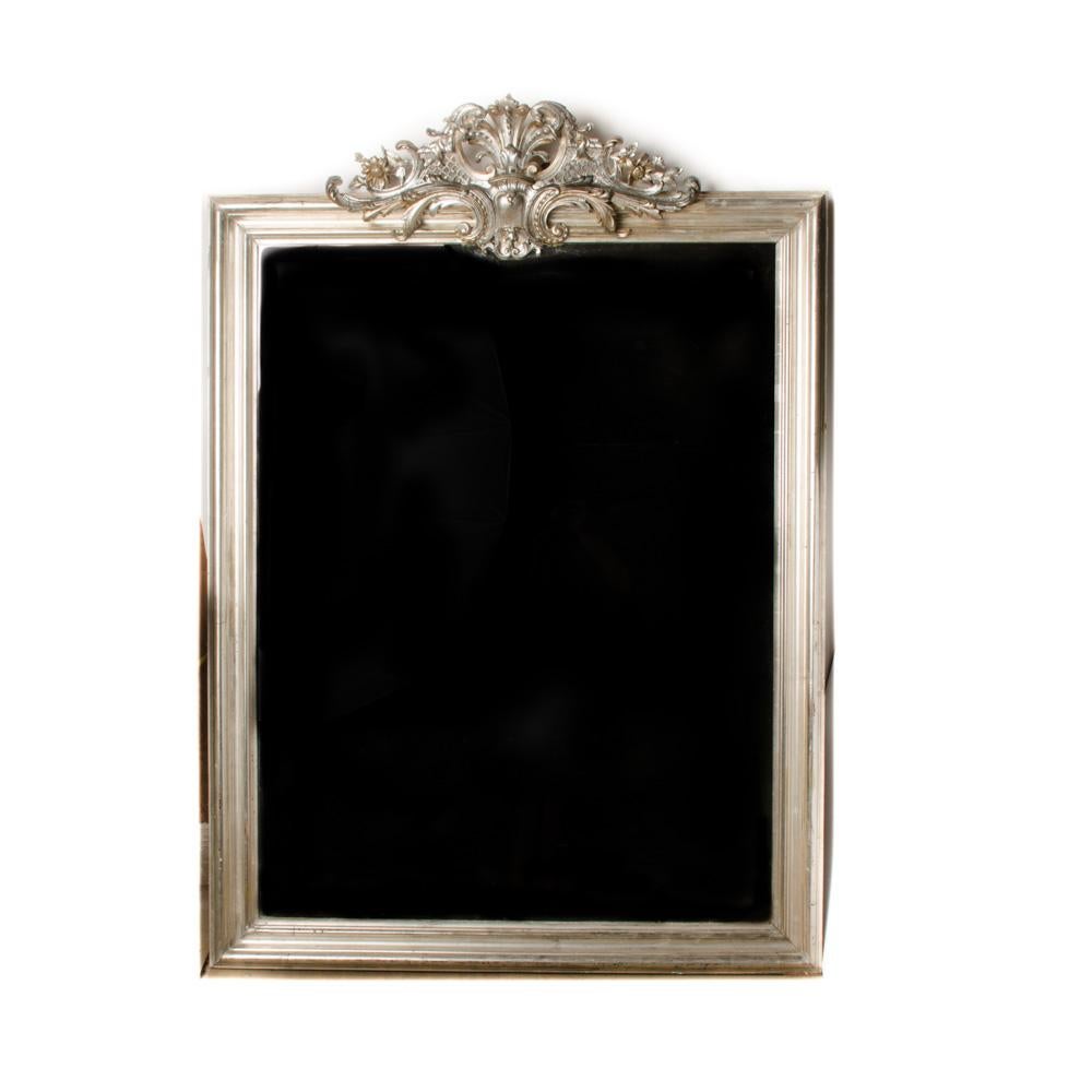 Late 19th Century 19th Century French Silver Gilt Mirror