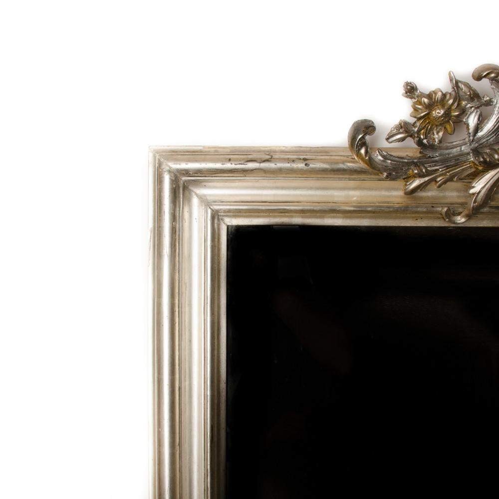 19th Century French Silver Gilt Mirror 1
