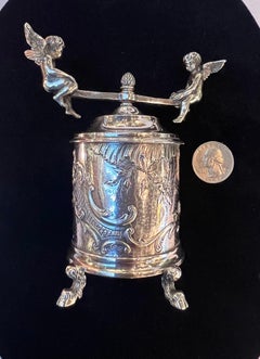 19th Century French Sterling Hallmarked Pepper Mill by Jean Granvigne