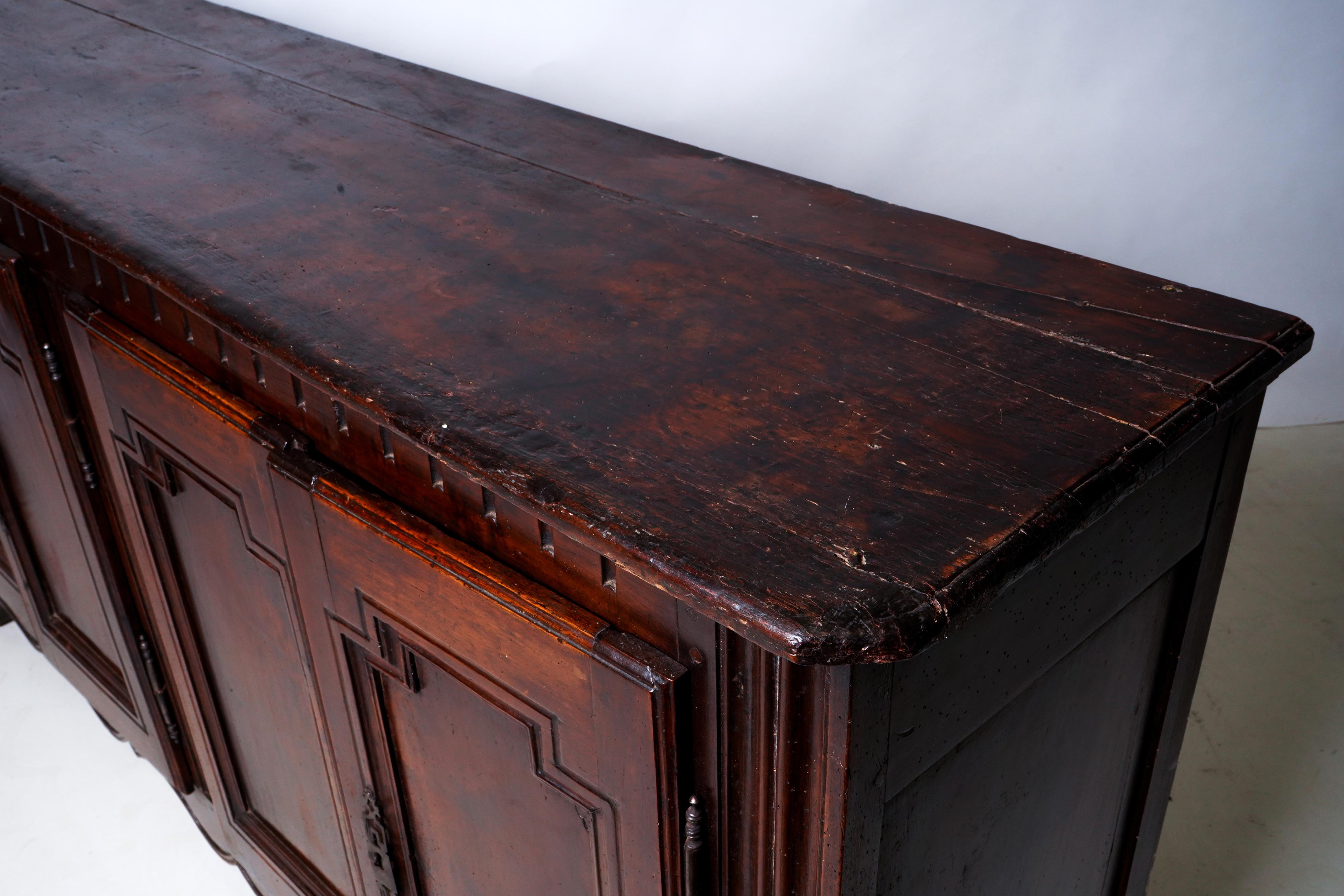 A 19th Century French Walnut Sideboard  For Sale 11