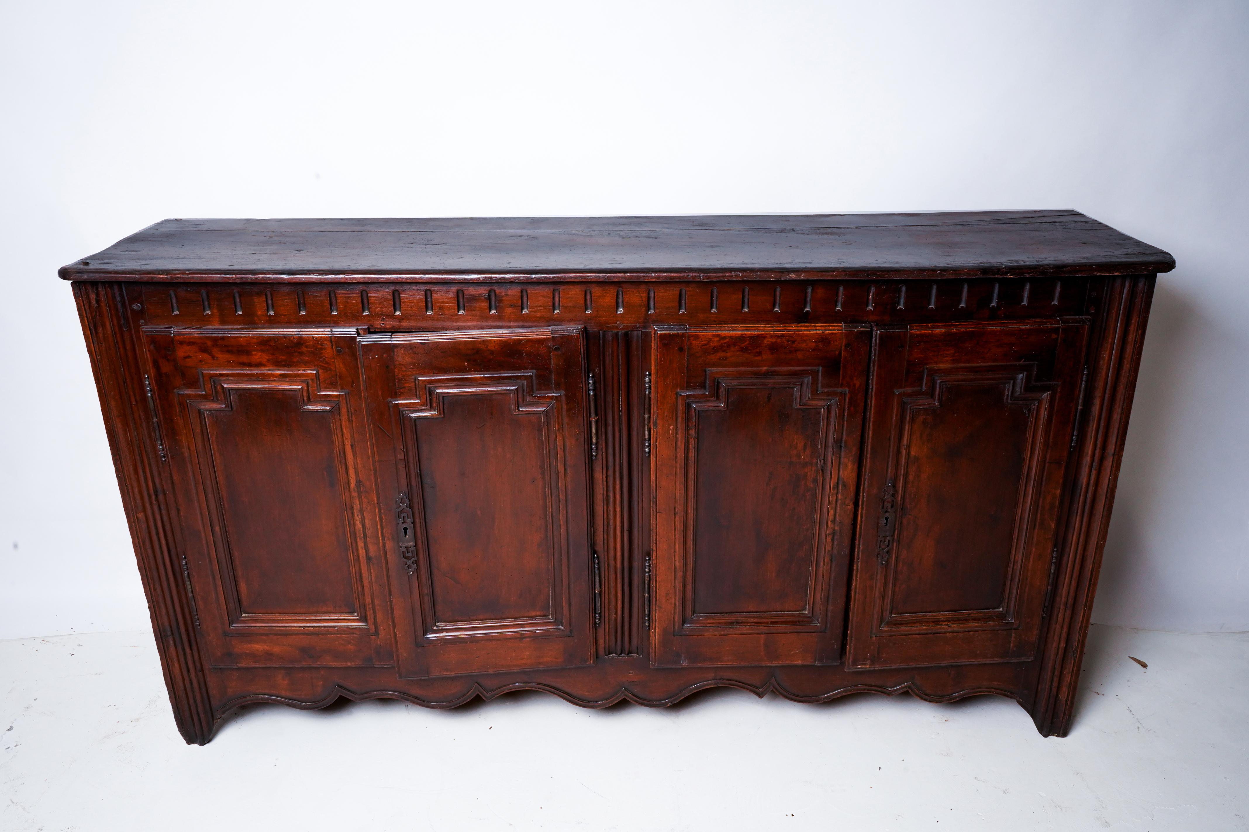 A 19th Century French Walnut Sideboard  For Sale 2