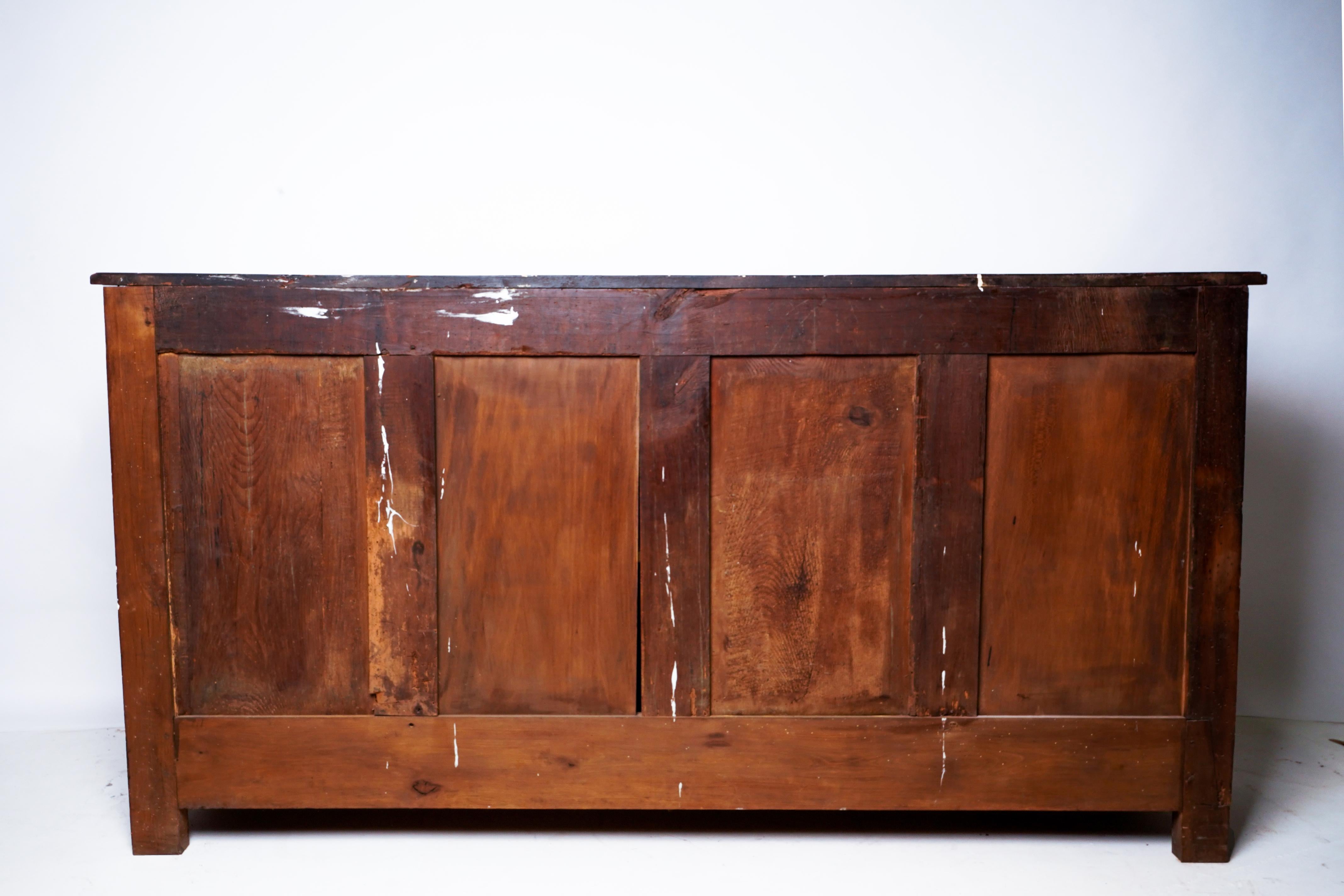 A 19th Century French Walnut Sideboard  For Sale 3