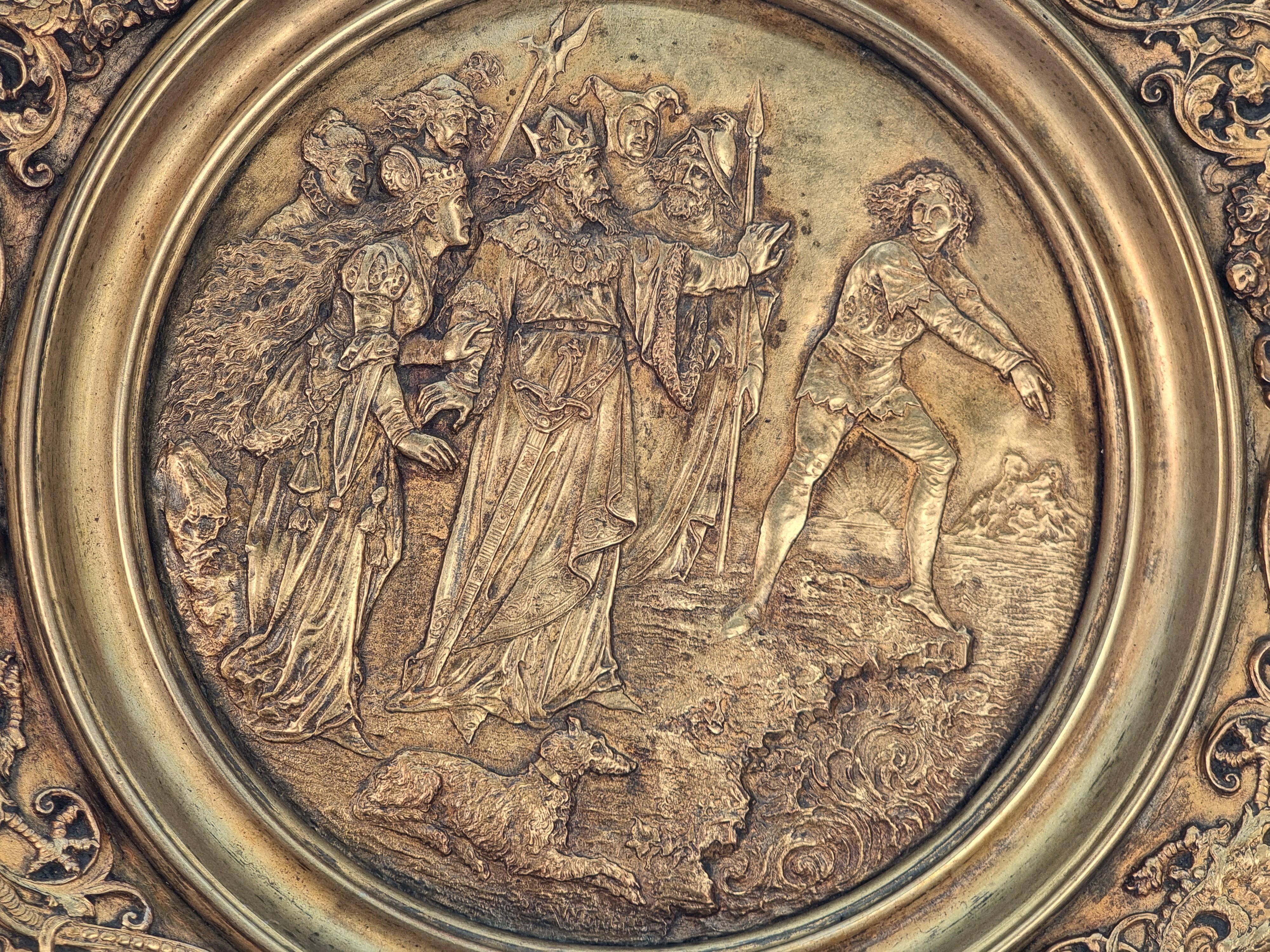 Mouvement esthétique Centre de table ou tazza en vermeil du 19e siècle, anglais vers 1880 en vente