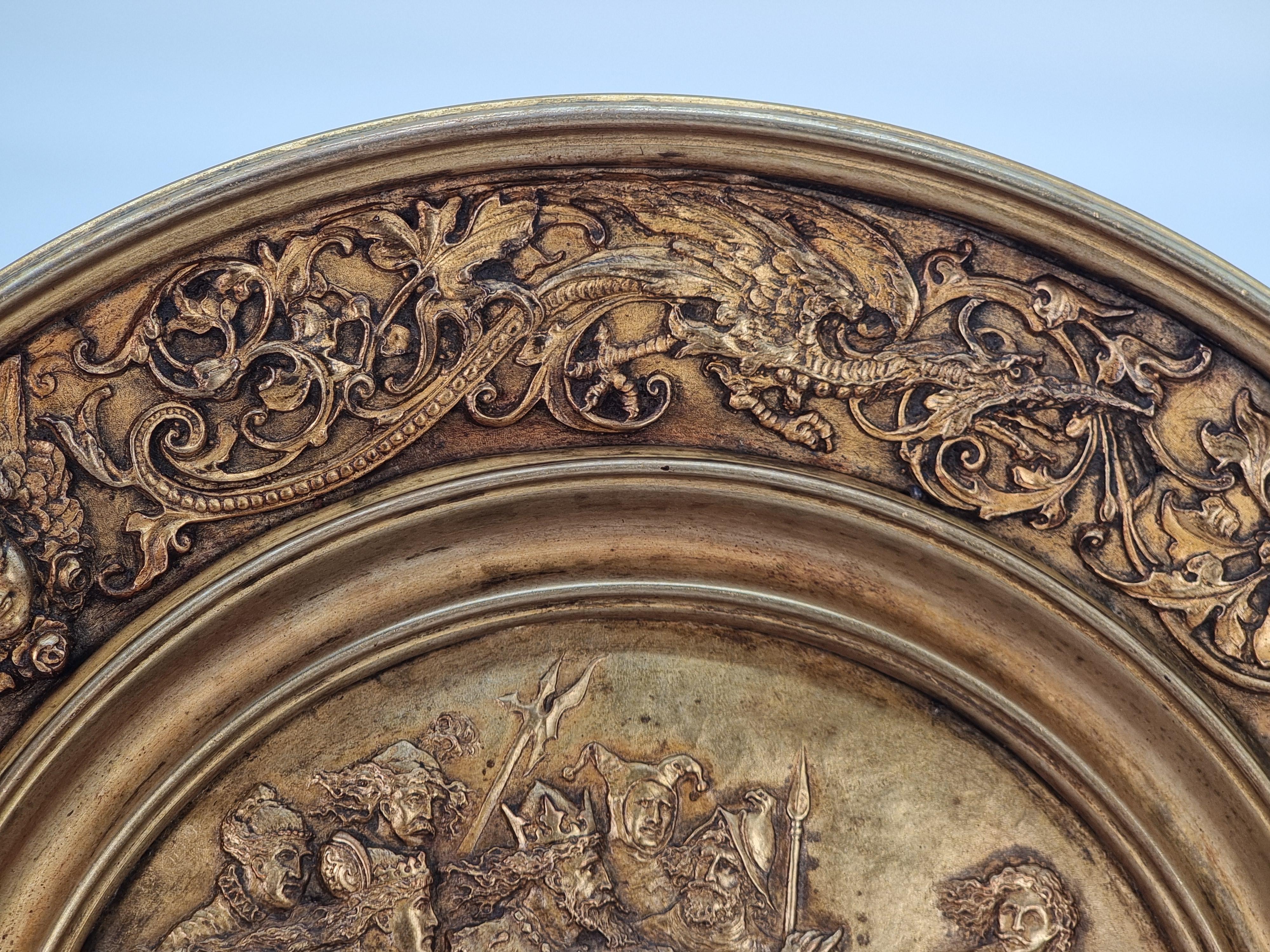 Anglais Centre de table ou tazza en vermeil du 19e siècle, anglais vers 1880 en vente