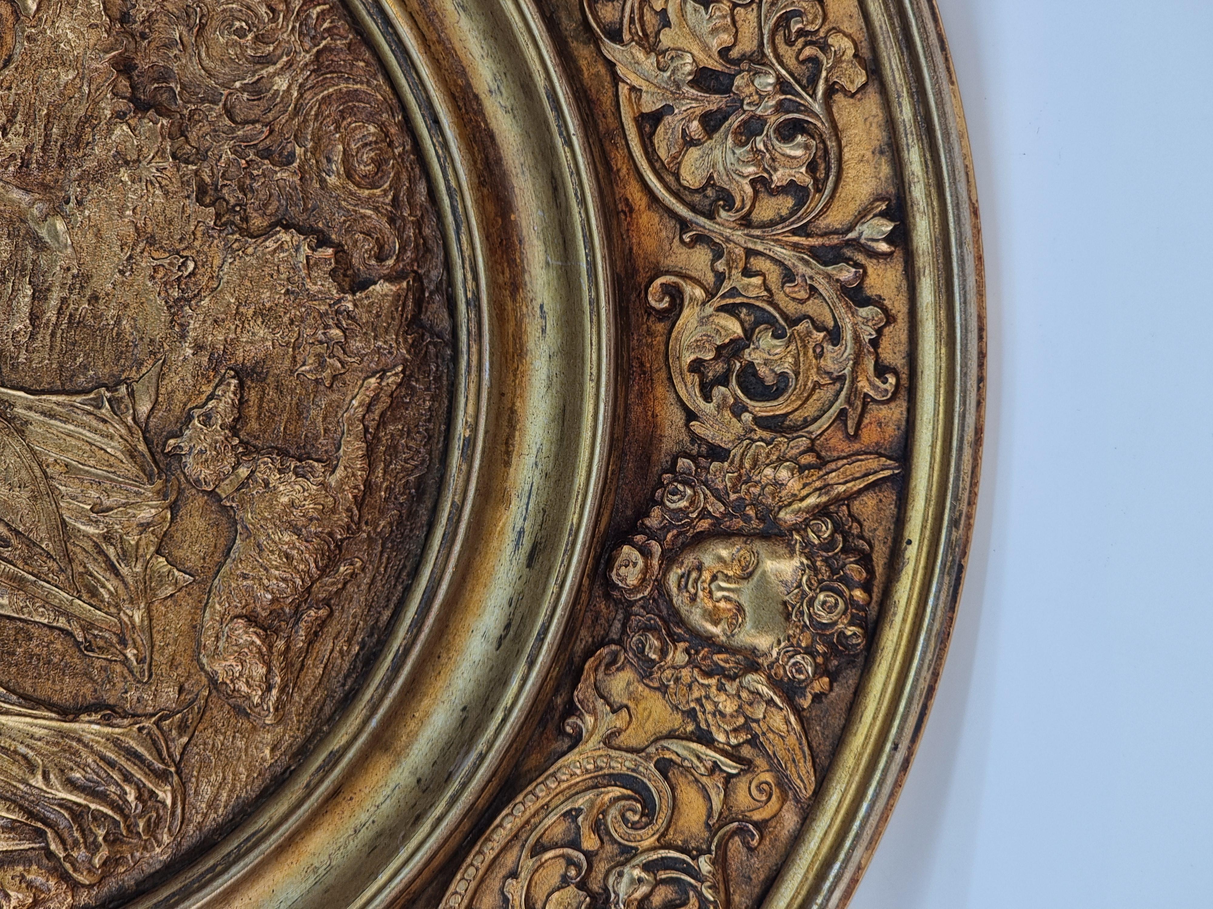 Fait main Centre de table ou tazza en vermeil du 19e siècle, anglais vers 1880 en vente