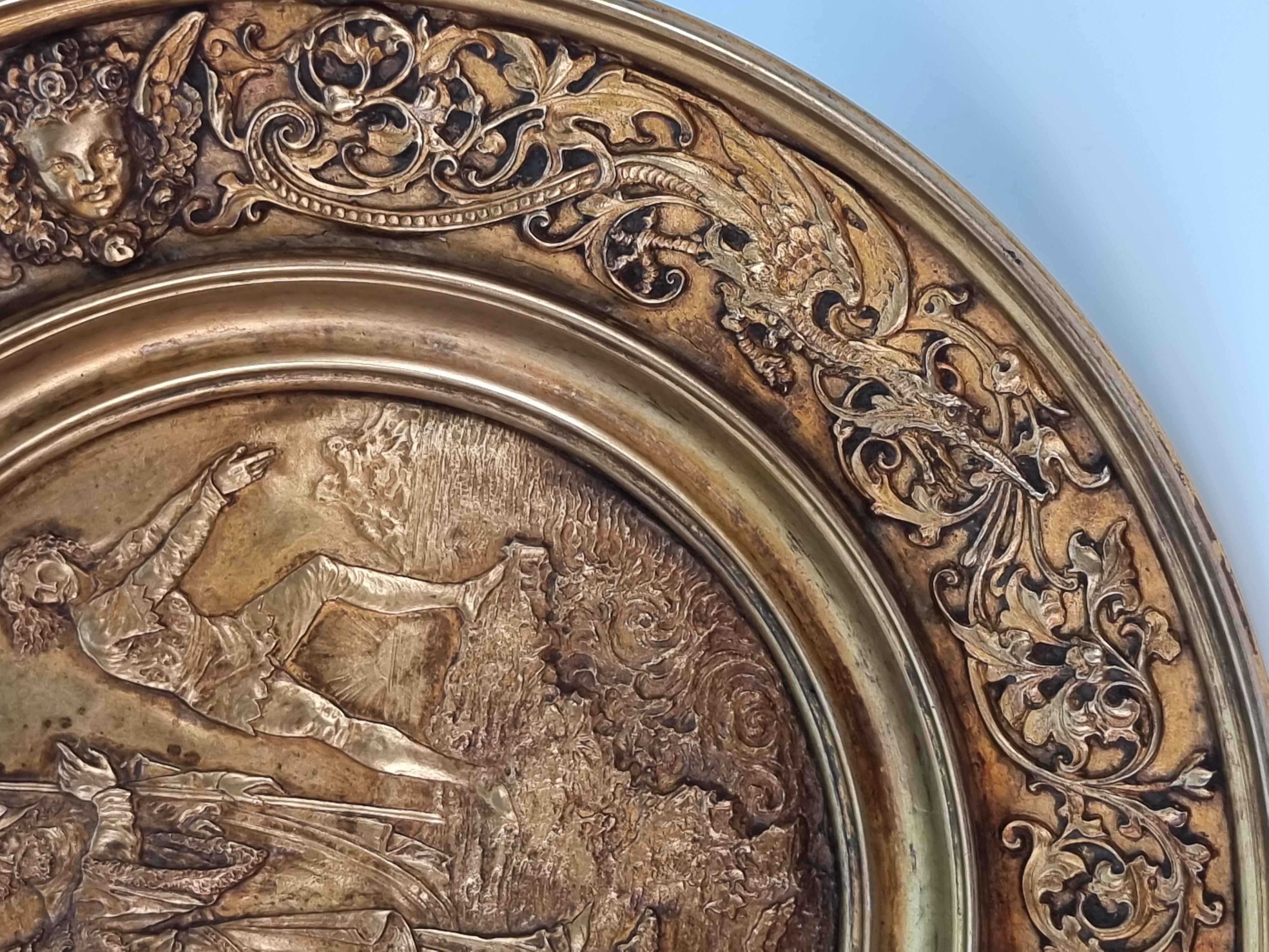 XIXe siècle Centre de table ou tazza en vermeil du 19e siècle, anglais vers 1880 en vente