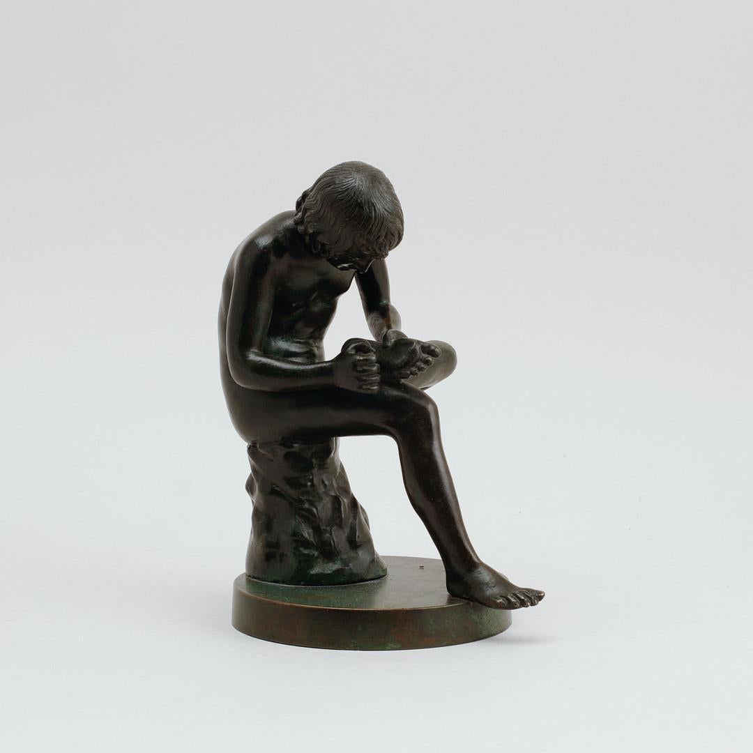 Italian 19th Century Grand Tour Bronze Sculpture of Spinario or Boy with a Thorn