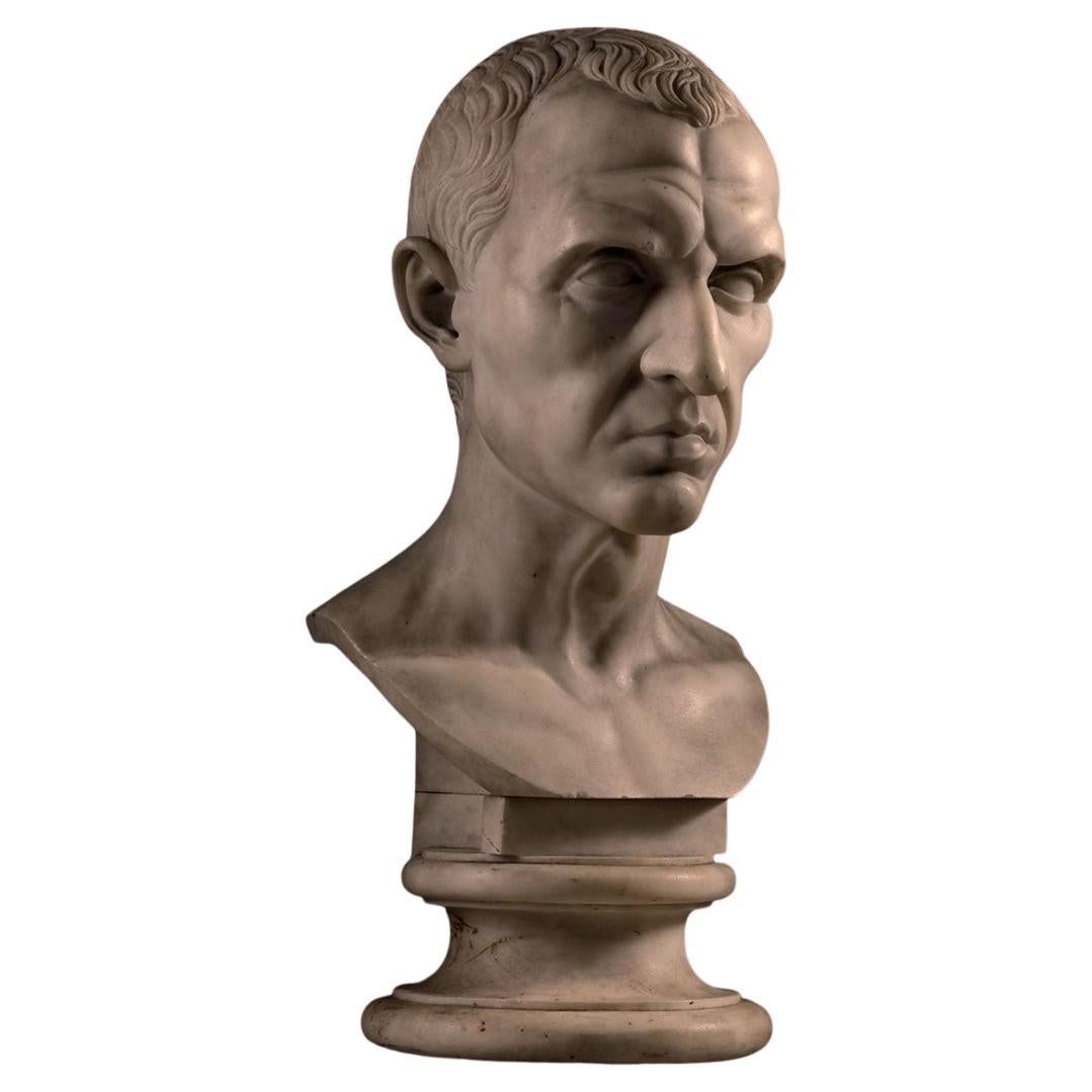 Busto Grand Tour di Giulio Cesare del XIX secolo
