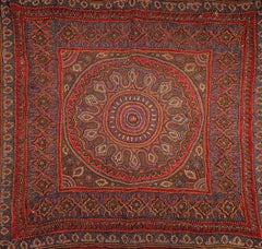 Kerman Termeh, ricamo in seta Suzani del 19° secolo