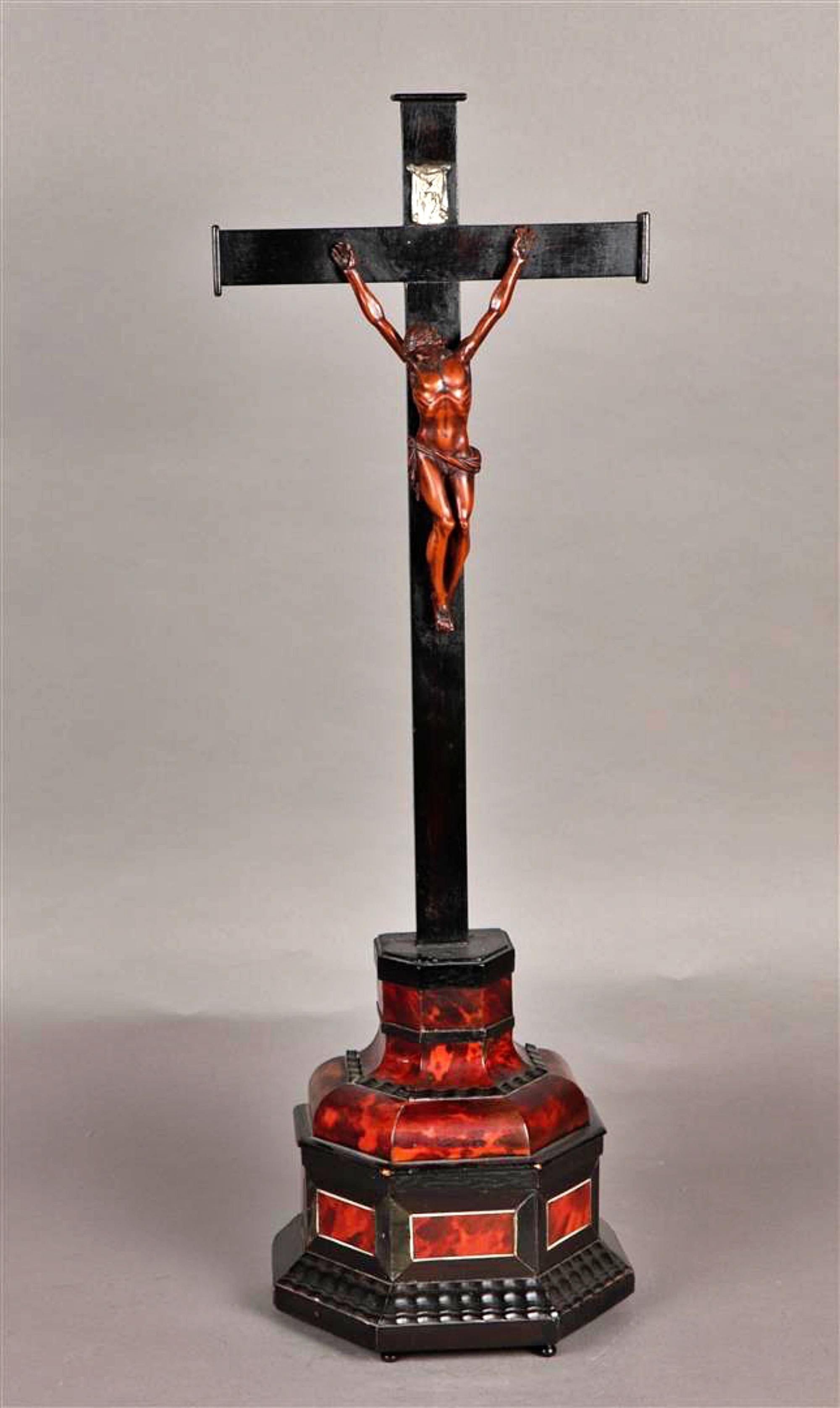 19th Century Italian Crucifix In Good Condition In Madrid, ES