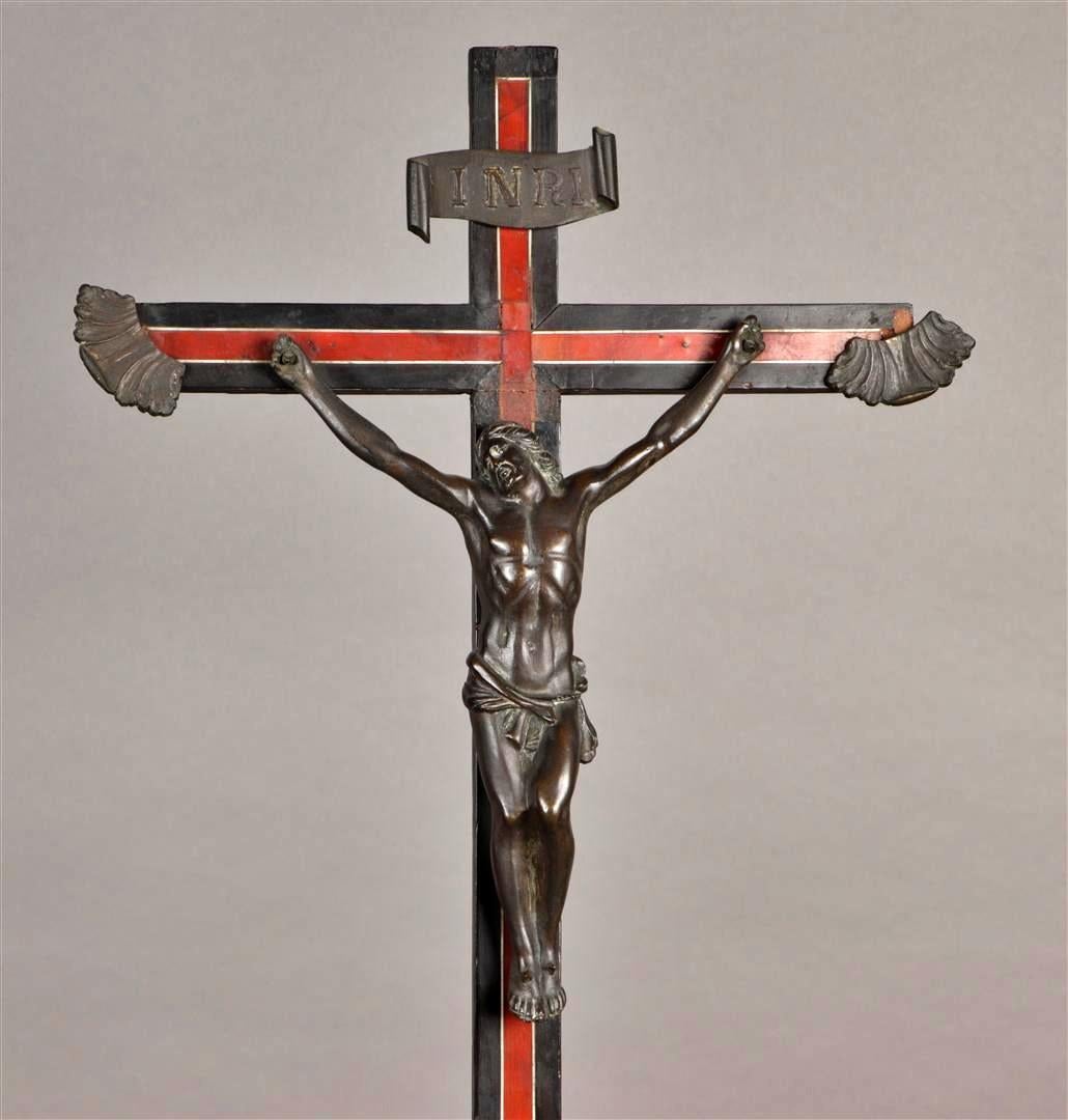 Hand-Crafted 19th Century Italian Crucifix