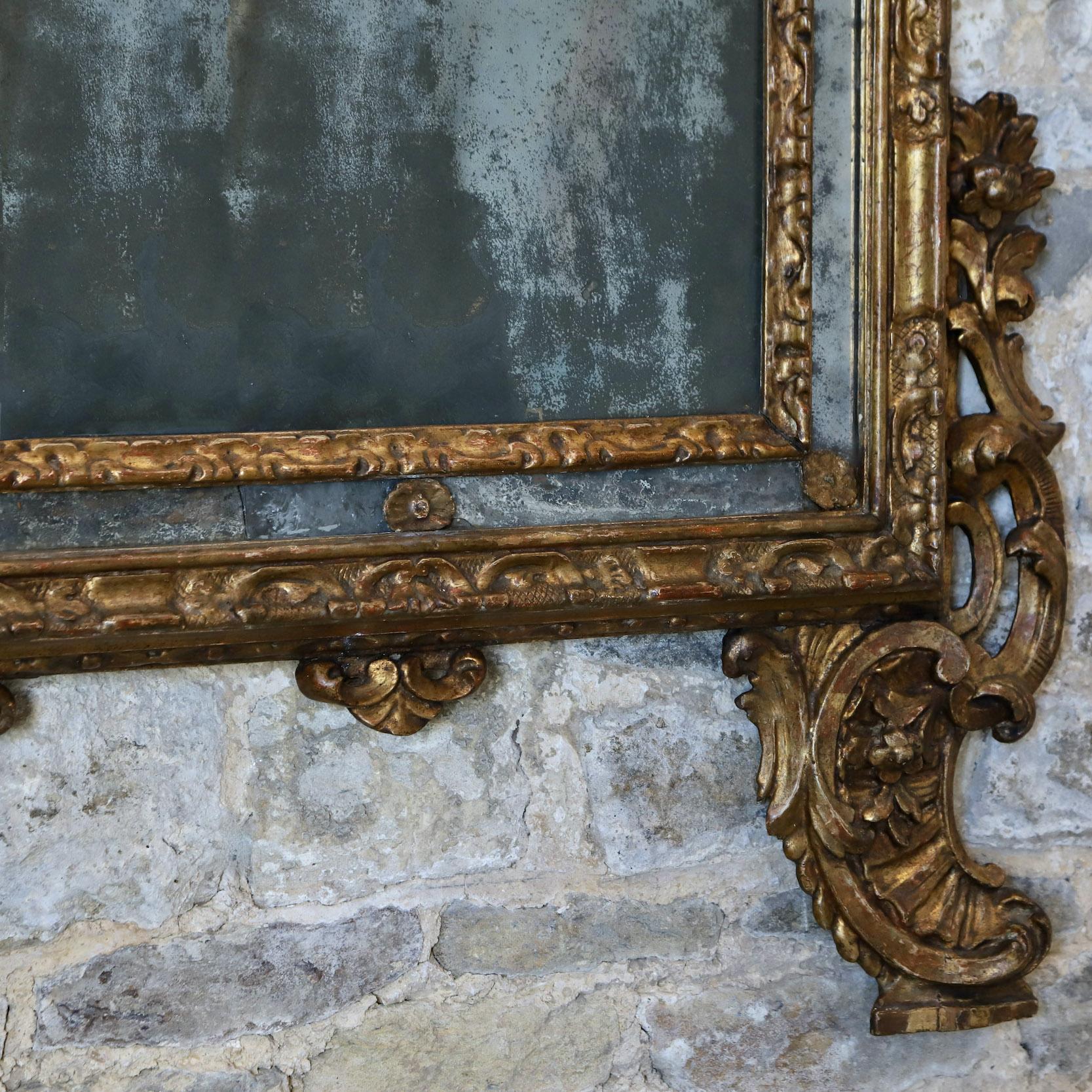 19th Century Italian Gilt Mirror 3