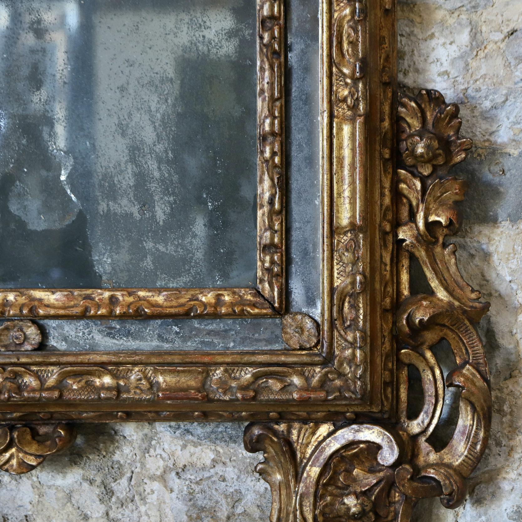 19th Century Italian Gilt Mirror 5