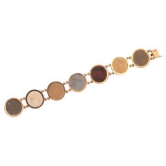 A 19th Century Italian Lava Cameo Bracelet