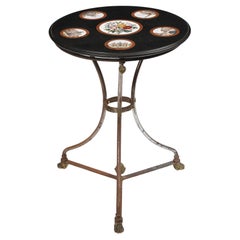 A 19th-Century Italian Micro Mosaic and Goldstone Guéridon/Cocktail Table