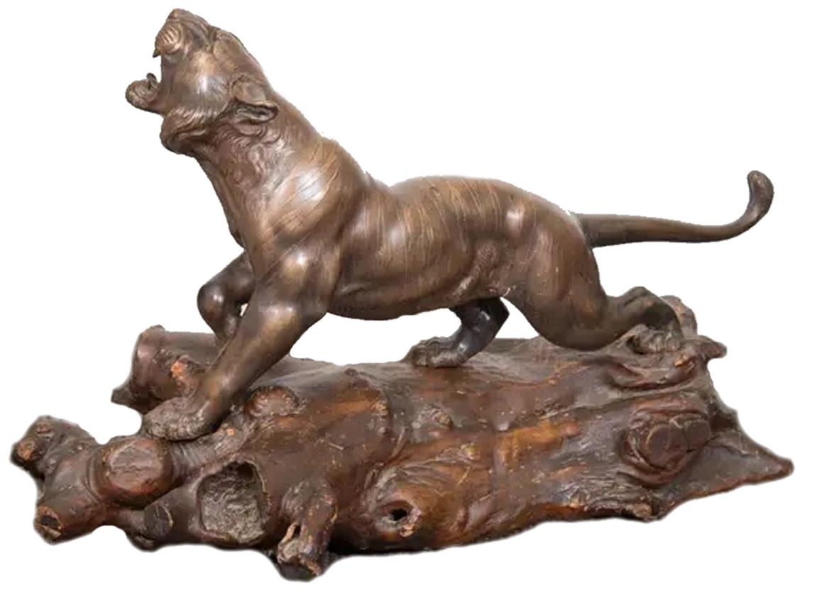 Giappone del XIX secolo
Tigre
Scultura in bronzo
Circa anni '1860
DIMENSIONI
La tigre con la base misura 33