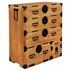 A 19th Century Japanese Tansu Chest of Drawers