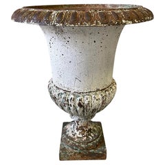 19th Century Large French Cast Iron Urn