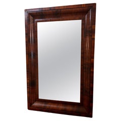 Miroir en acajou du XIXe siècle