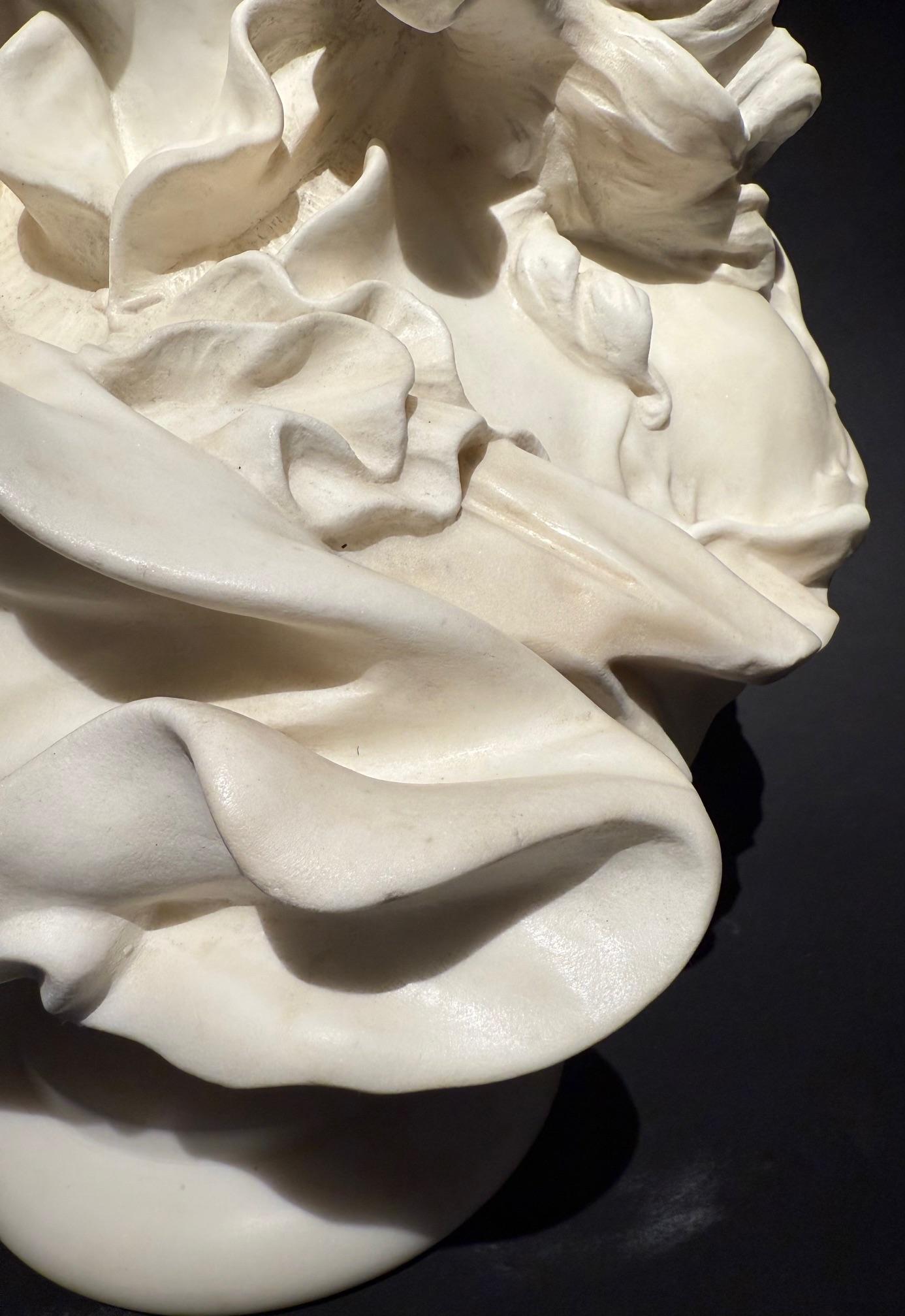 Un busto de mármol del siglo XIX de Corneille van Clève en venta 6