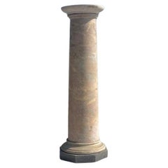 Antique A 19th Century Marble Pedestal