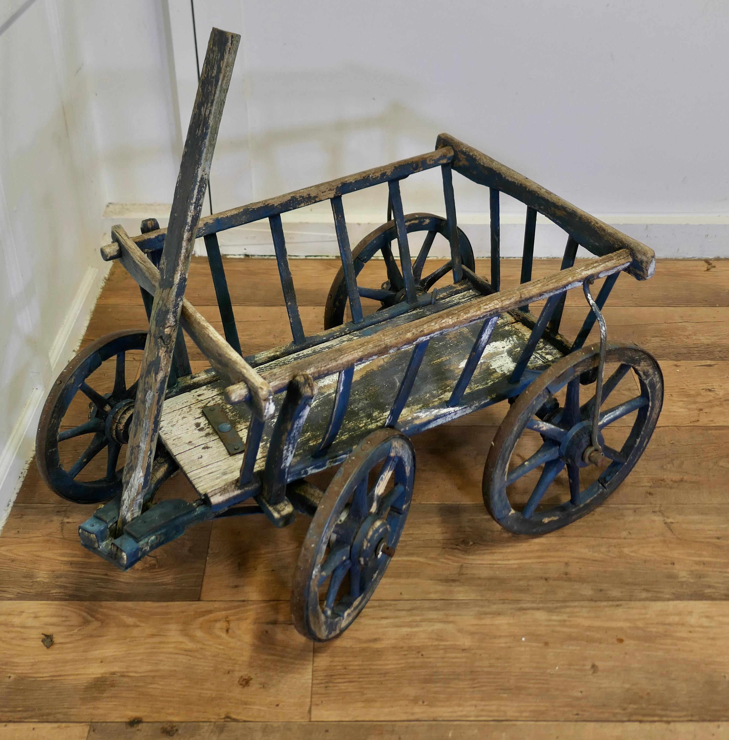 Country A 19th Century Market Garden Hand Cart or “Dog Cart”    For Sale