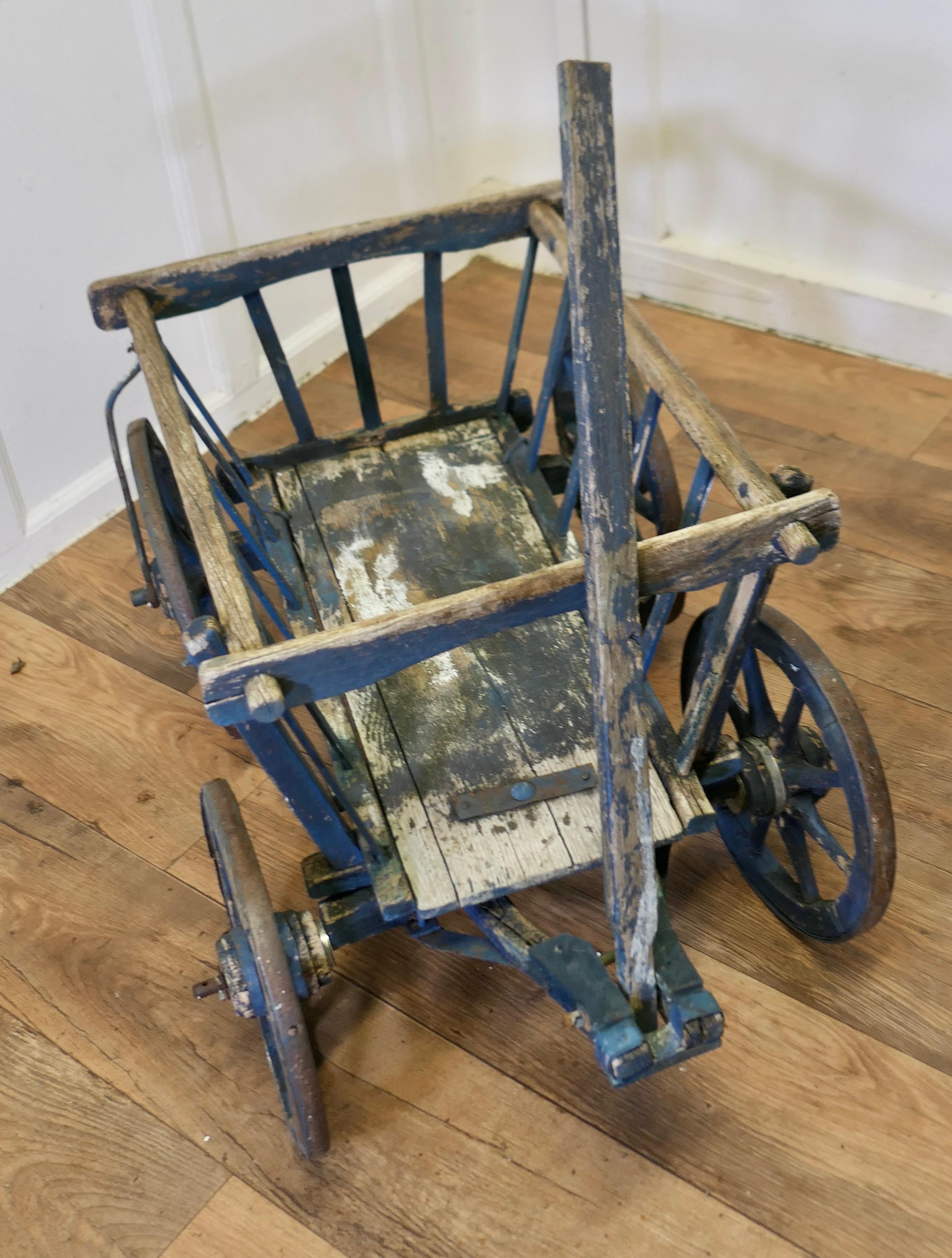 Pine A 19th Century Market Garden Hand Cart or “Dog Cart”    For Sale
