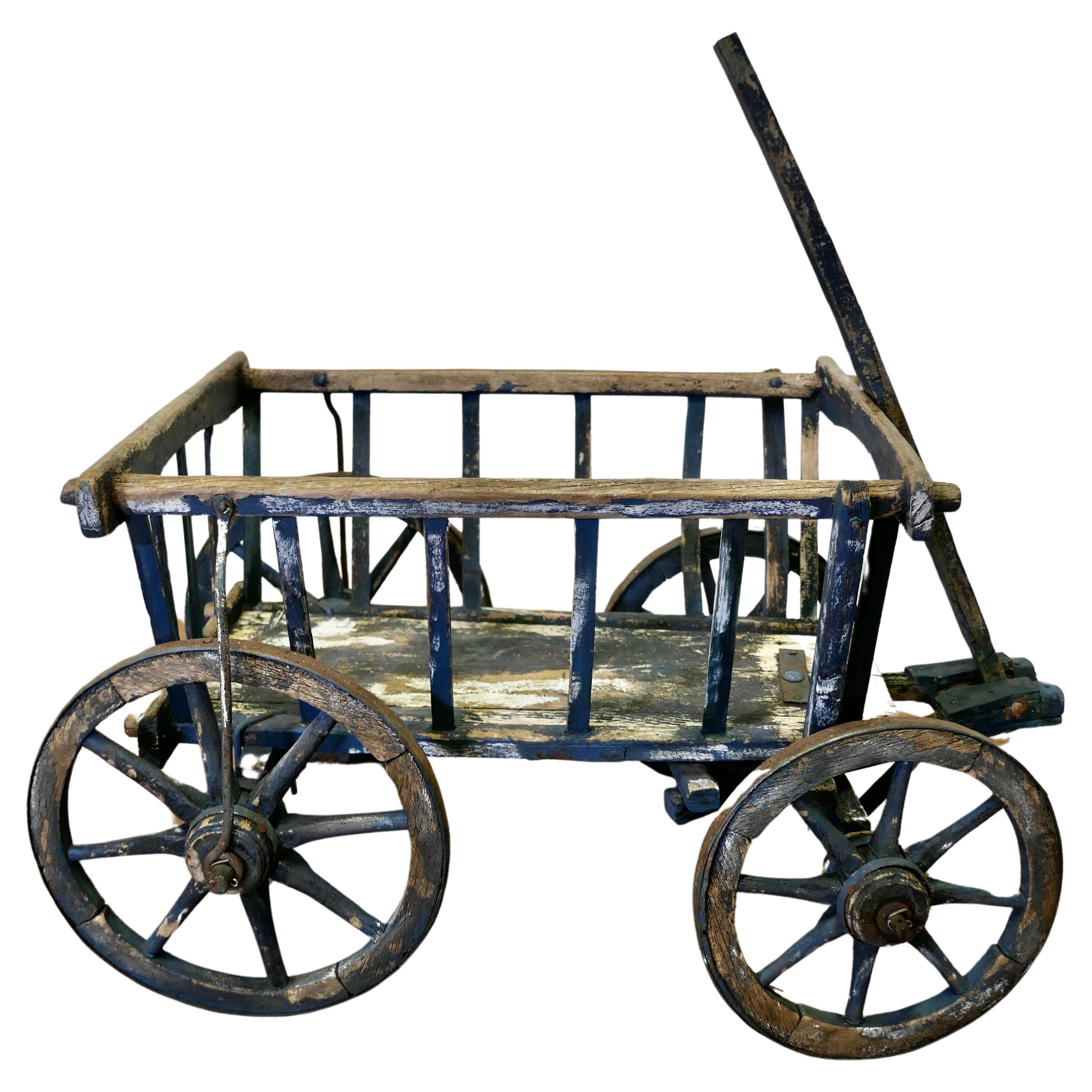 A 19th Century Market Garden Hand Cart or “Dog Cart”    For Sale
