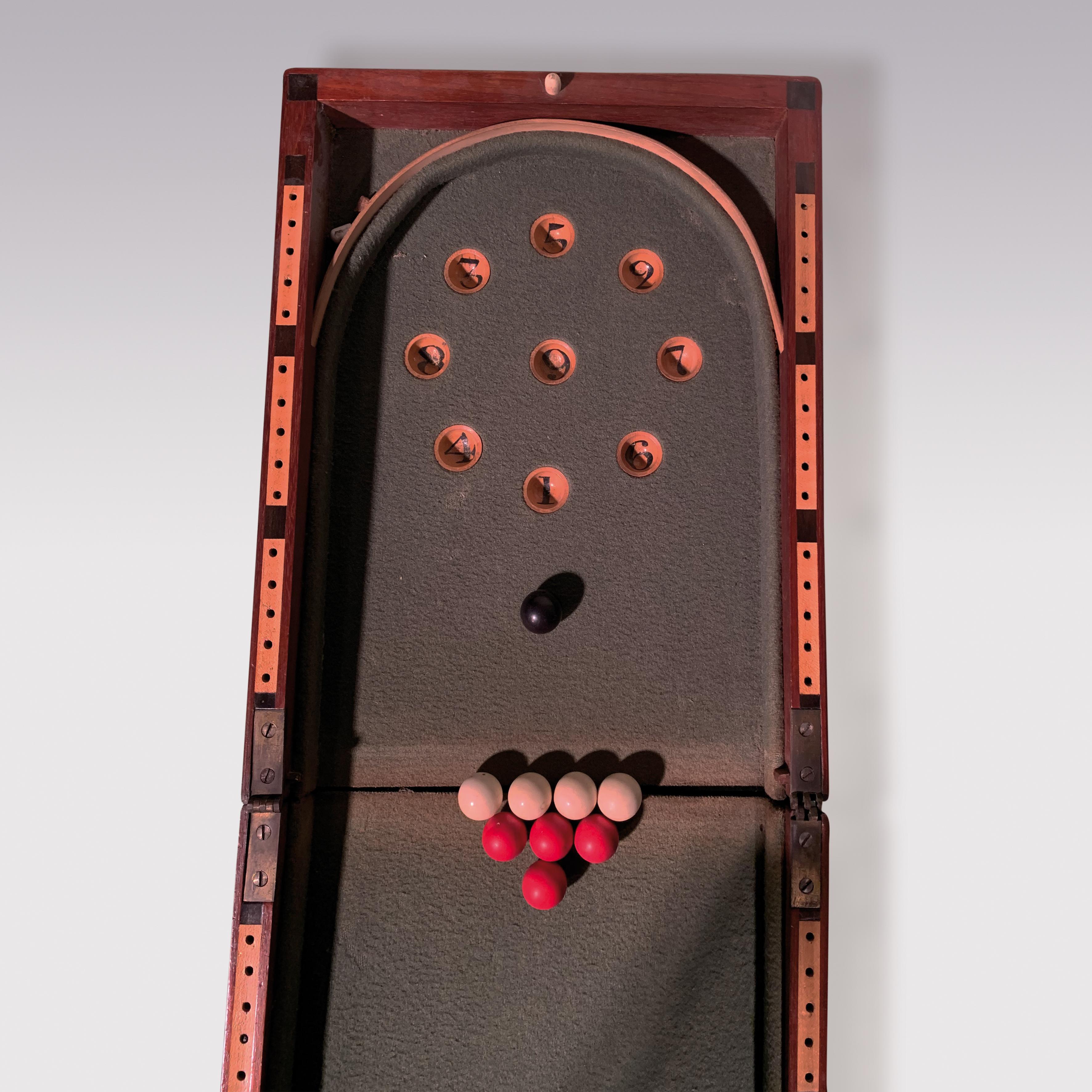 English 19th Century Miniature Bagatelle Board For Sale