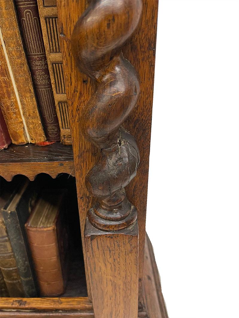 Dutch 19th Century Miniature Wooden Bookcase For Sale