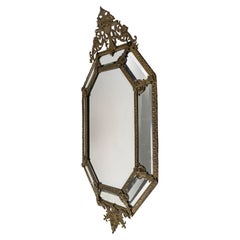 A 19th Century Napoleon III Period Bronze Mirror.