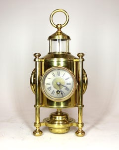 A 19th Century Novelty Desk Compendium in the form of a Davy Lamp By Guilmet