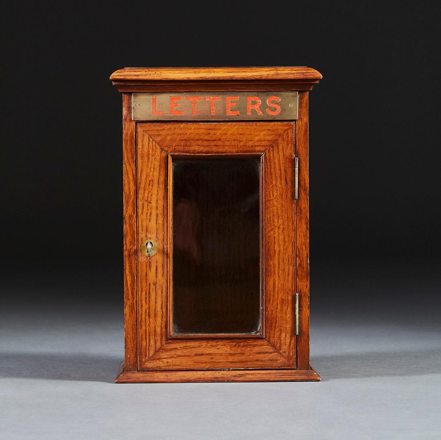 wooden letter box