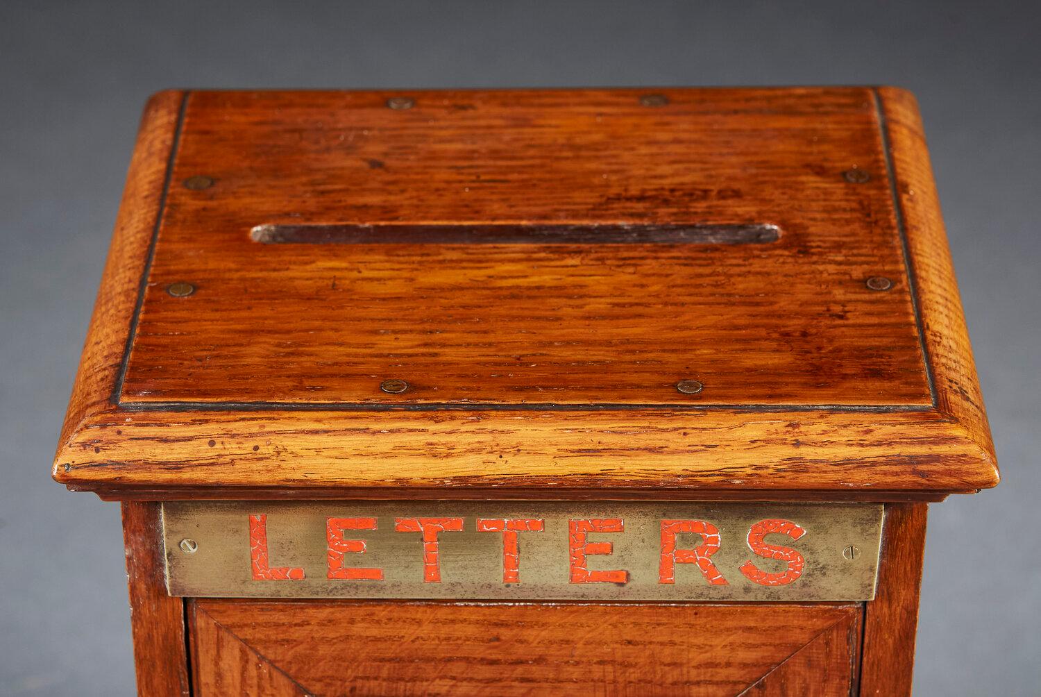 wooden letter box