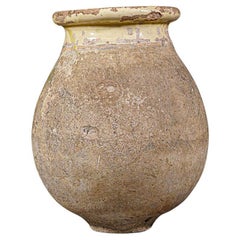 Antique A 19th Century Old Olive Oil Jar from Provence South of France